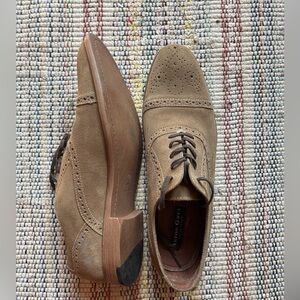 Aston Grey Suede Men’s Oxfords